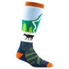 Darn Tough JR Pow Cow Midweight Ski Socks 1 Darn Tough JR Pow Cow Midweight Ski Socks -Ski Equipment Store 2023 Darn Tough JR Pow Cow Ski Sock 1