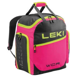 Leki 60L WCR Ski Boot Backpack -Ski Equipment Store 2023 Leki 60L WCR Skiboot Bag PNK