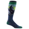 Darn Tough Men's Light Ski Socks -Ski Equipment Store 22 Darn Tough Mens Solstice Light Ski Sock Midnight