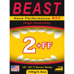 BEAST 2FF (Fluoro-Free) Race Wax -Ski Equipment Store Beast Wax 2 FF 100g