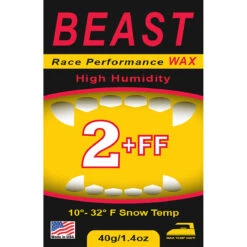 BEAST 2FF (Fluoro-Free) Race Wax -Ski Equipment Store Beast Wax 2 FF 40g