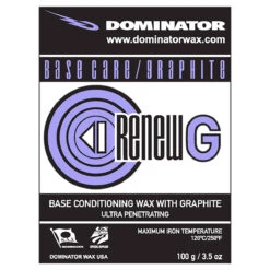 Dominator ReNew Base Prep Wax -Ski Equipment Store Dominator ReNew G 100g 25006da5 5331 4edd b47b 5b719eee5a6c