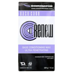 Dominator ReNew Base Prep Wax -Ski Equipment Store Dominator Renew 400g
