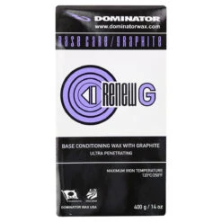 Dominator ReNew Base Prep Wax -Ski Equipment Store Dominator Renew G 400g