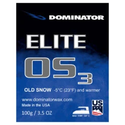 Dominator Elite Old Snow (OS) Race Wax -Ski Equipment Store Dominator Wax Elite OS3