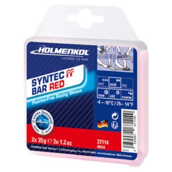 Holmenkol Syntec FF Race Wax -Ski Equipment Store Holmenkol Syntec FF Race Wax RED 70g
