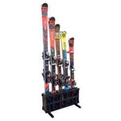 Freestanding Ski Rack 9 Freestanding Ski Rack -Ski Equipment Store Ski Floor Rack wSkis